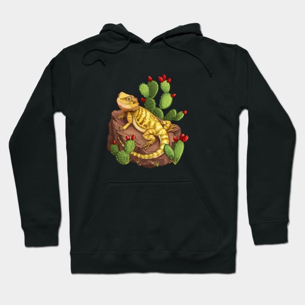 Cute Bearded Dragon Hoodie by solrey